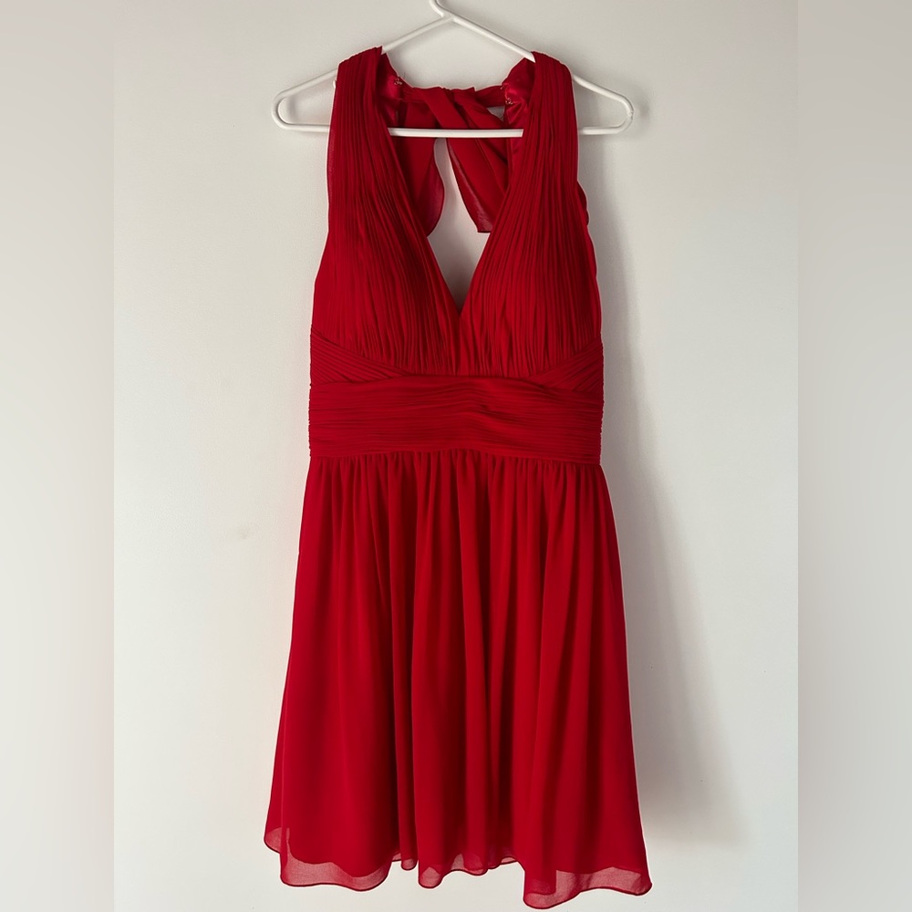 Red Le Chateau babydoll dress size M